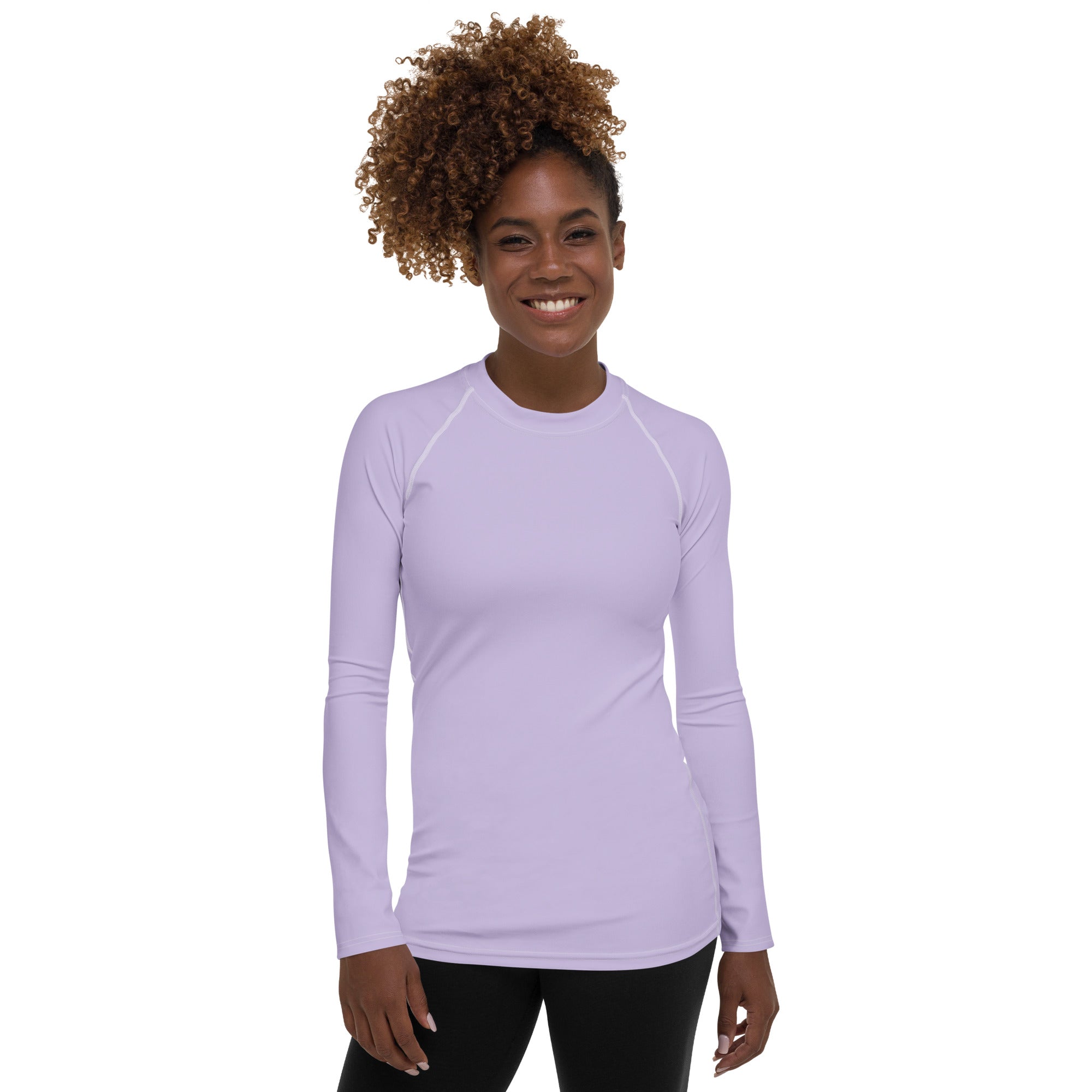 Lavender Skies Performance Rash Guard UPF 50 +
